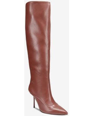AAJ By Aminah Isabella Tall Shaft Dress Boots - Red