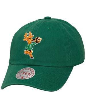 Mitchell & Ness Milwaukee Bucks Hardwood Classics 1904 Adjustable Hat - Green