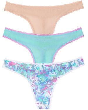 On Gossamer Mesh Hip G 3 Pack Underwear 3512p3 - Blue