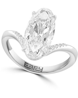 Effy Lab Grown Diamond Marquise Ring (6-1/5 Ct. T.w. - White