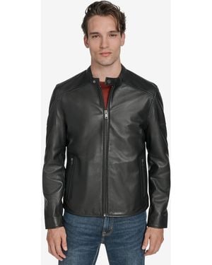 Marc New York Maitlin Long Sleeves Moto Jacket - Black