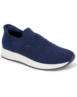 Kenneth Cole Cameron Ez On Jewel Sneakers - Blue