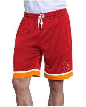 Starter Red Tampa Bay Buccaneers Throwback Power Play Mesh Shorts