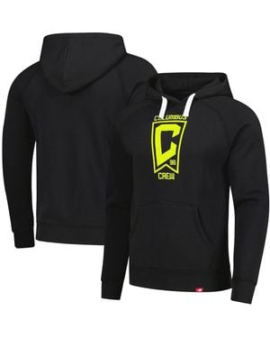 Sportiqe And Columbus Crew Olsen Logo Tri-blend Pullover Hoodie - Black