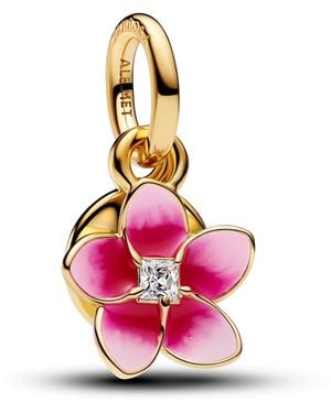 PANDORA Disney Moana Flower Dangle Charm - Pink