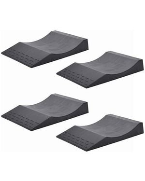 Maxsa Innovations Park Right Flat Free Tire Trays - Black