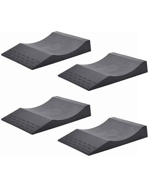 Maxsa Innovations Park Right Flat Free Tire Trays - Black