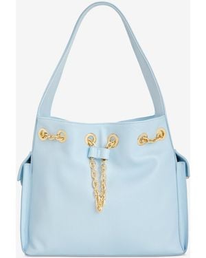 On 34th Somynn Solid Large Handbag - Blue