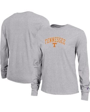 Champion Tennessee Volunteers Arch Over Logo Long Sleeve T-shirt - Gray