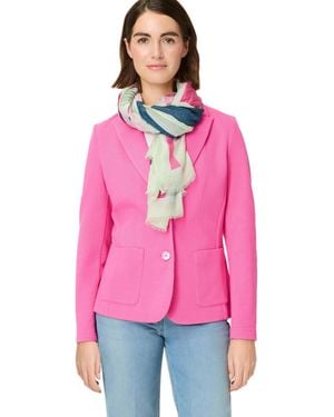 Olsen Graphic Floral Scarf - Pink