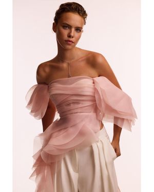 Milla Dreamy Off-shoulder Blouse - Pink