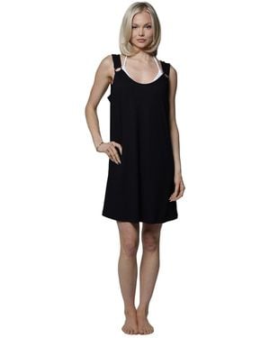 J Valdi Ring Tank Swim Dress - Black