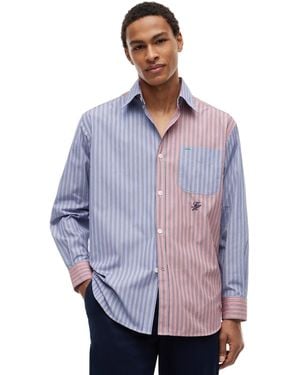 Tommy Hilfiger Long-sleeve Stripe Shirt - Purple
