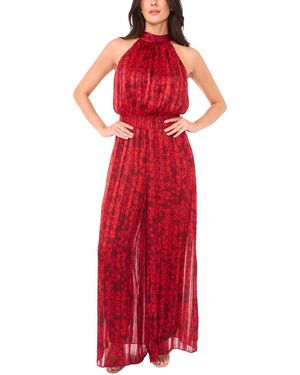 Vince Camuto Sleeveless Jumpsuit - Red