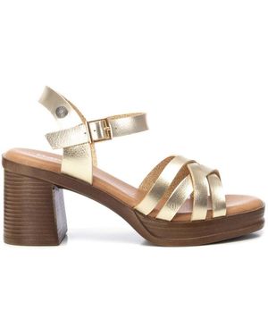 Xti Fashion Heeled Sandals Refresh By - Metallic