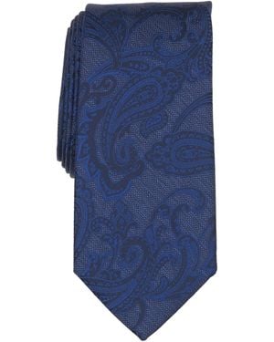 Perry Ellis Arnstone Paisley Classic Tie - Blue