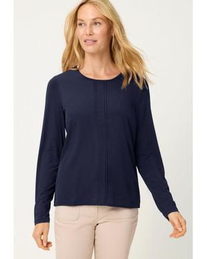 Olsen Mixed Media T-shirt - Blue