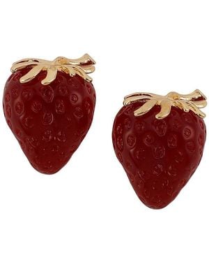 SOH The Strawberry Stud Earrings - Red