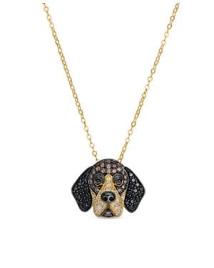 Le Vian Honey Gold Colored Diamond Dog Pendant (1/2 Ct. T.w. - White