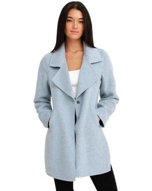 Belle & Bloom Ex-boyfriend Wool Blend Oversized Jacket - Blue