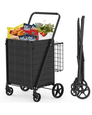 Rainsken Extra Large Shopping Cart - Black