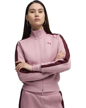 PUMA T7 Always On Short Track Jacket - Pink