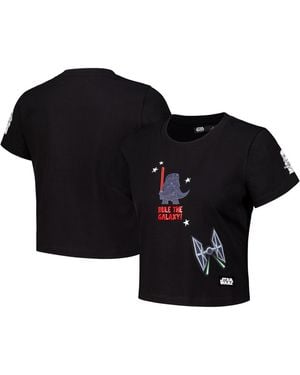 FREEZE MAX Star Wars Babydoll Cropped T-shirt - Black