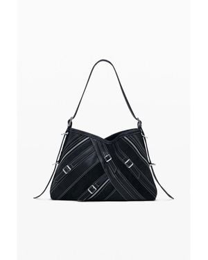 Desigual Medium Faux Leather Bag - Black