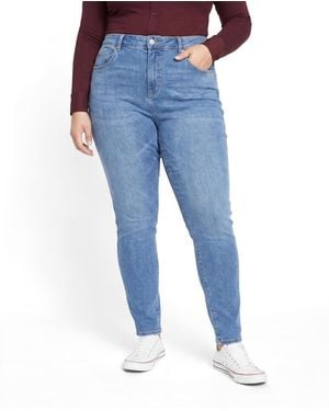 UNIVERSAL STANDARD Seine High Rise Skinny Jeans 32 Inches - Blue