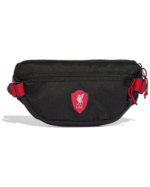 adidas And Liverpool 2025/26 Waist Pack Bag - Black