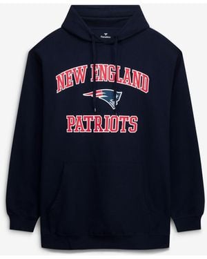 Fanatics Big & Tall Heart & Soul New England Patriots Graphic Pullover Hoodie - Blue