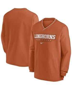 Nike Texas Longhorns 2024 Sideline Pullover Windshirt - Brown