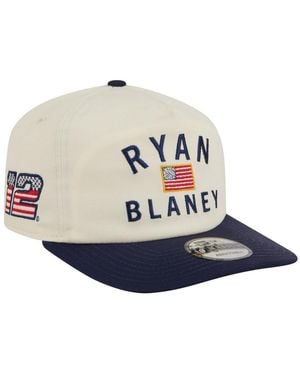 KTZ Cream/navy Ryan Blaney Flag 19twenty Adjustable Hat - Blue