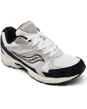 Saucony And Ride Millennium Casual Sneakers From Finish Line - White