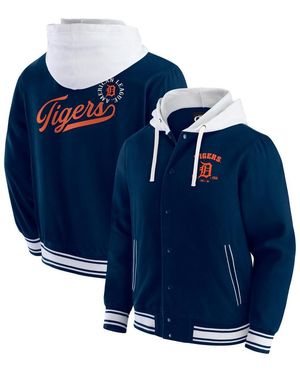 Fanatics Â Detroit Tigers Full-snap Hooded Jacket - Blue