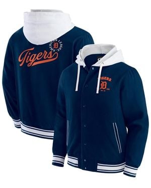 Fanatics Â Detroit Tigers Full-snap Hooded Jacket - Blue