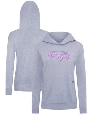 Levelwear New Jersey Devils Hockey Fights Cancer Relay Pullover Hoodie - Blue