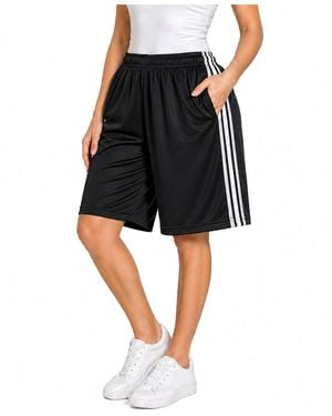 Jump Start Loose Fit Moisture-wicking Performance Shorts - Black