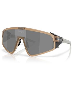 Oakley Damian Lillard Signature Series Latch Panel Geometric Sunglasses - Gray