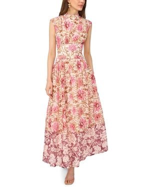 Parker Julianne Printed Cotton Maxi Dress - Pink