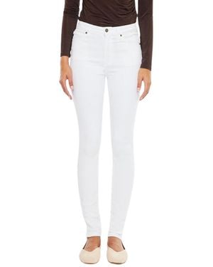 Kancan Vanessa High Rise Super Skinny Jeans - White