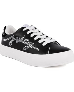 Juicy Couture Auerlie Embellished Sneakers - Black