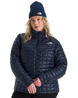 The North Face Plus Size Thermoball Regular Fit Puffy Jacket - Blue