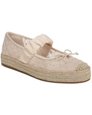 Circus by Sam Edelman Lillie Mesh Mary-jane Espadrille Flats - White