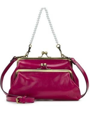 Patricia Nash Nora Double Frame Crossbody Bag - Purple