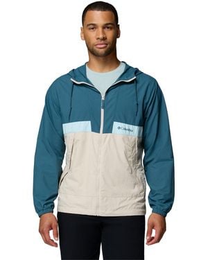 Columbia Spire Valley Hooded Windbreaker - Blue