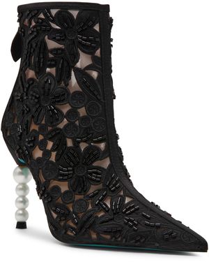 Betsey Johnson Jack Zipper Dress Booties - Black
