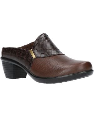Easy Street Cynthia Comfort Mules - Brown