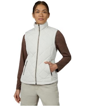 Free Country Stratus Lite Reversible Quilted Vest - Gray