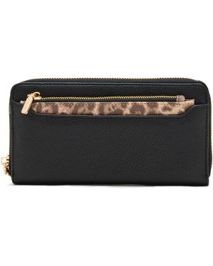 Anne Klein Zip Around Wallet - Black
